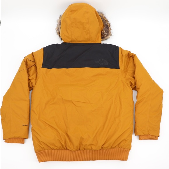 The North Face Men’s Gotham XL Hooded Down Jacket Timber Tan Black - Picture 11 of 13